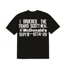 Travis Scott x CPFM 4 CJ Burger Mouth T-Shirt Black