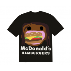 Travis Scott x CPFM 4 CJ Burger Mouth T-Shirt Black