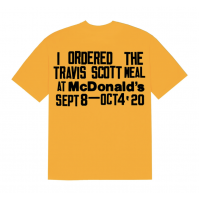Travis Scott x CPFM 4 CJ Burger Mouth T-Shirt Gold