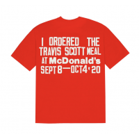 Travis Scott x CPFM 4 CJ Burger Mouth T-Shirt Red