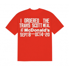 Travis Scott x CPFM 4 CJ Burger Mouth T-Shirt Red