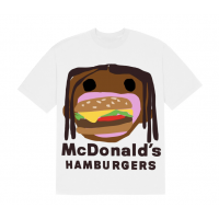 Travis Scott x CPFM 4 CJ Burger Mouth T-Shirt White