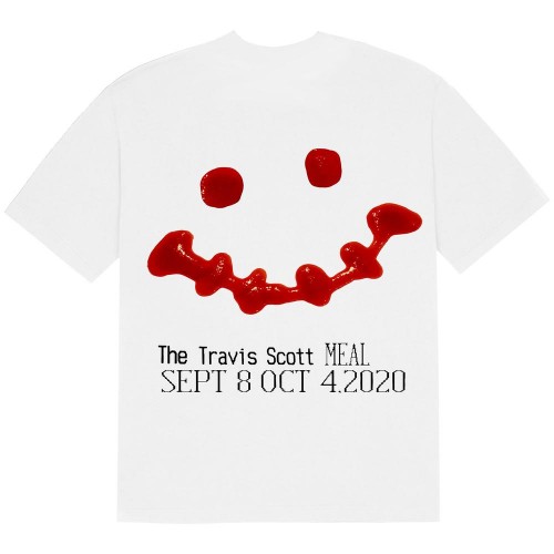 Оригинальный шмот Travis Scott x CPFM 4 CJ Ketchup T-Shirt White