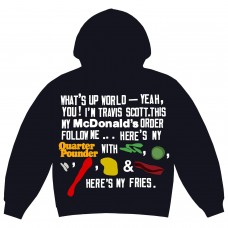 Travis Scott x CPFM 4 CJ Script Hoodie Black
