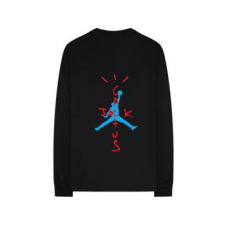 Travis Scott x Jordan Cactus Jack L/S Tee Black