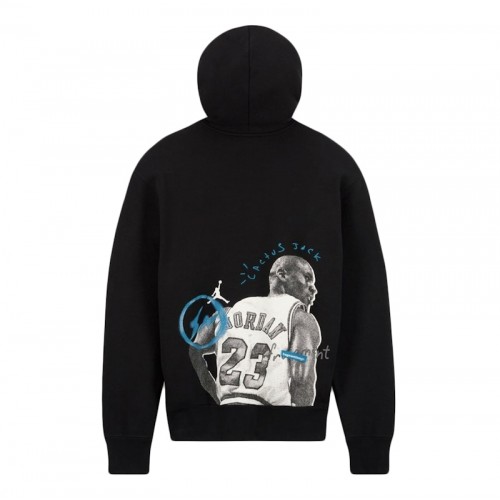 Travis Scott x Jordan x Fragment Hoodie Black