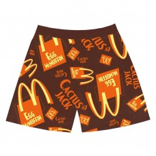 Travis Scott x McDonalds Cactus Jack Breakfast Boxers Brown
