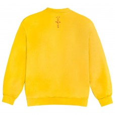 Travis Scott x McDonalds Cactus Jack Spelling Crewneck Yellow
