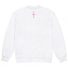 Travis Scott x McDonalds Cactus Jack Spelling II Crewneck White
