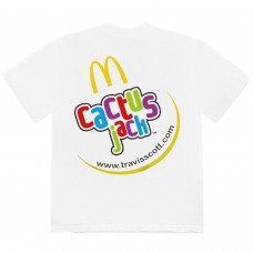 Travis Scott x McDonalds Cj Smile T-Shirt White