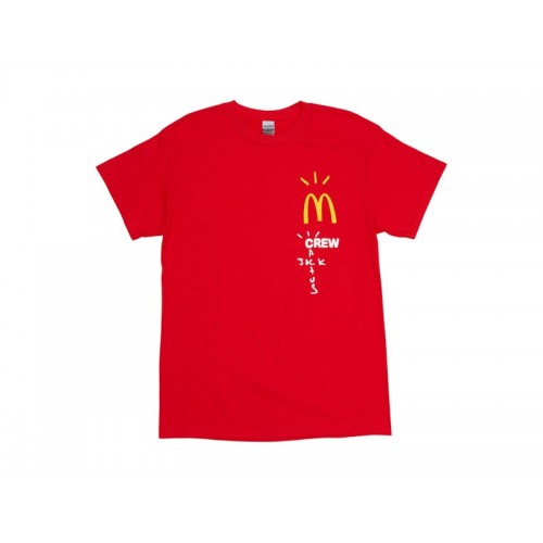 Travis Scott x McDonalds Crew T-Shirt Red
