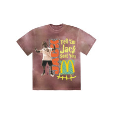 Travis Scott x McDonalds Jack Smile II T-Shirt Berry