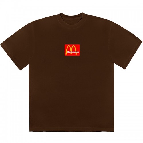 Travis Scott x McDonalds Sesame III T-Shirt Brown