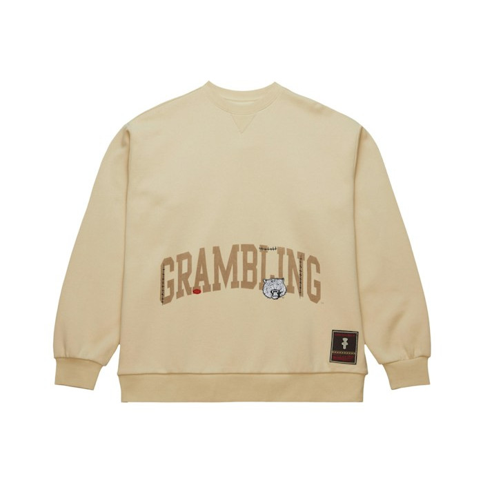 Свитшот Travis Scott x Mitchell & Ness Grambling Tigers Pullover Sweatshirt Tan Свитшот Travis Scott x Mitchell & Ness Grambling Tigers Pullover Sweatshirt Tan