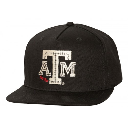Travis Scott x Mitchell & Ness Texas A&M Aggies Snapback Hat Black