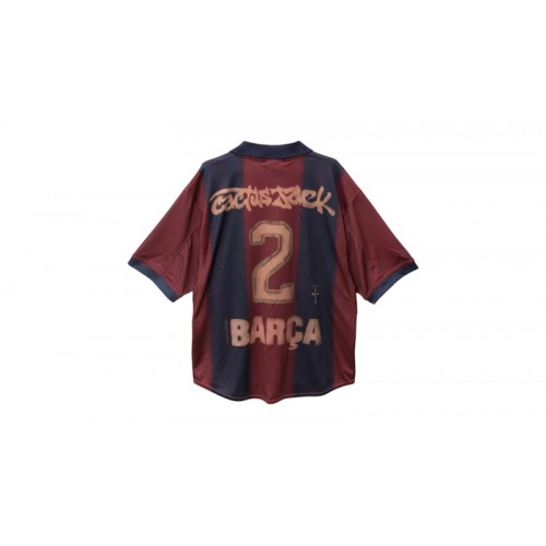 Travis Scott x Nike x FC Barcelona Retro 2000/01 Home Skeleton Jersey Multicolor