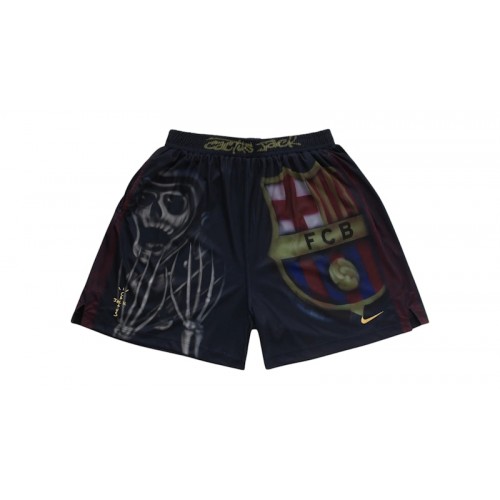 Travis Scott x Nike x FC Barcelona Skeleton Home Shorts Multicolor