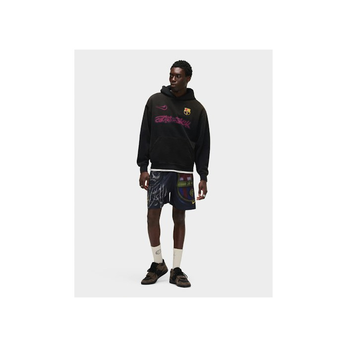 Худи Travis Scott x Nike x FC Barcelona Spray Logo Hoodie Black Худи Travis Scott x Nike x FC Barcelona Spray Logo Hoodie Black