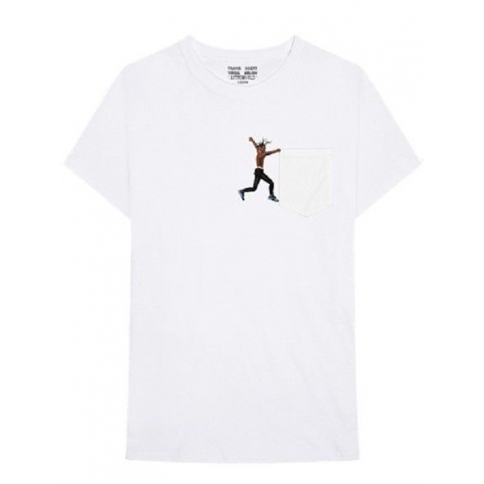 Travis Scott x Virgil Abloh By A Thread Tee Cactus Jack Version White