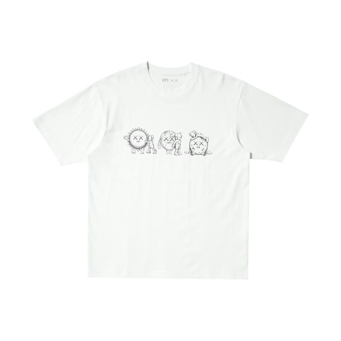 Футболка Uniqlo KAWS UNIVERSE UT Graphic 493511 T-shirt White Футболка Uniqlo KAWS UNIVERSE UT Graphic 493511 T-shirt White