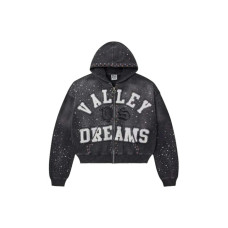 Vale Forever Classico Zip Up Hoodie Black