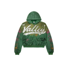 Vale Forever Inferno Zip Up Hoodie Green