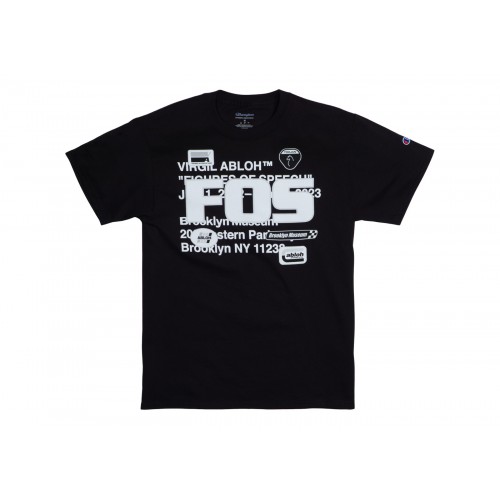 Оригинальный шмот Virgil Abloh Brooklyn Museum FOS Abloh BKM T-shirt Black