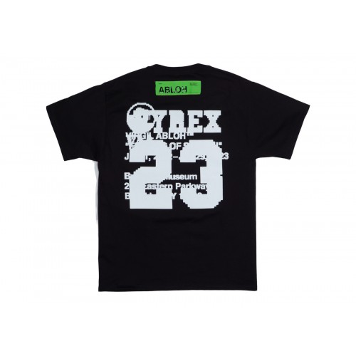 Оригинальный шмот Virgil Abloh Brooklyn Museum FOS CAT Pyrex T-shirt Black