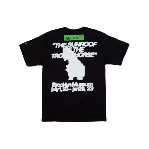 Оригинальный шмот Virgil Abloh Brooklyn Museum FOS Trojan Horse T-shirt Black