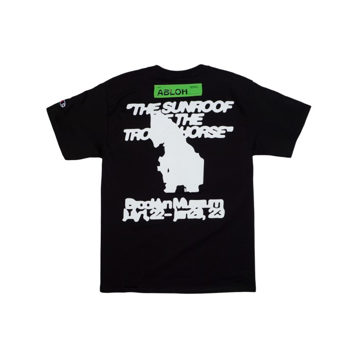 Virgil Abloh Brooklyn Museum FOS Trojan Horse T shirt Black