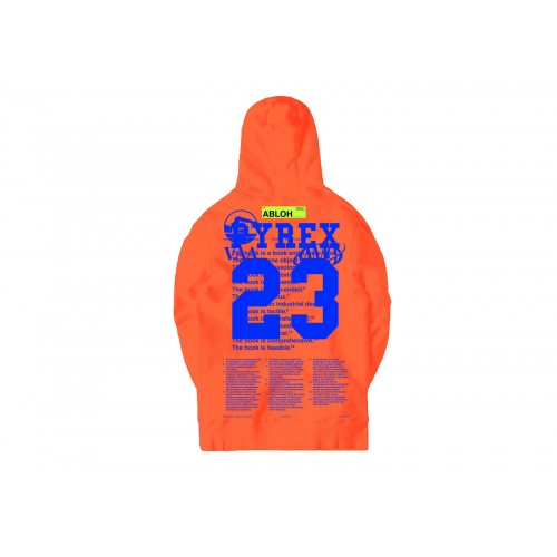 Оригинальный шмот Virgil Abloh Canary Yellow x Carravaggio x Pyrex Hoodie Orange