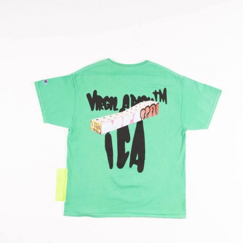 Оригинальный шмот Virgil Abloh ICA Graffiti T-shirt Green