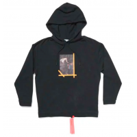 Virgil Abloh MCA Figures of Speech OFF-WHITE Caravaggio Hoodie Black