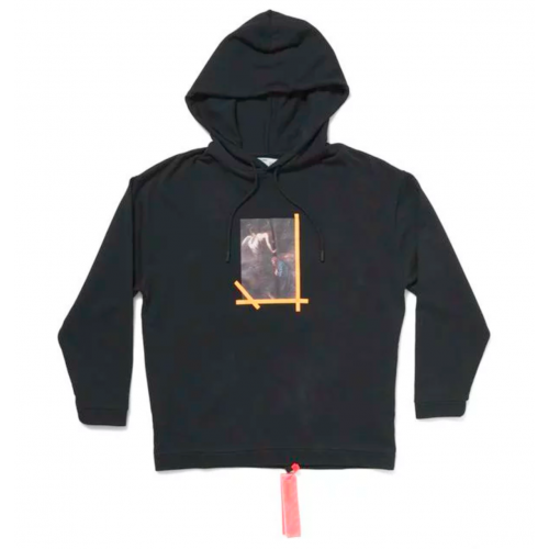 Оригинальный шмот Virgil Abloh MCA Figures of Speech OFF-WHITE Caravaggio Hoodie Black