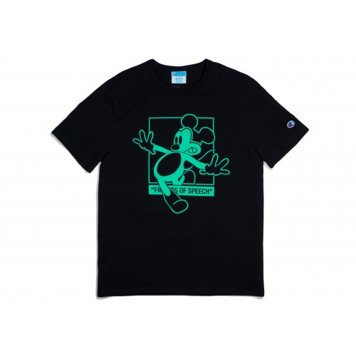 Оригинальный шмот Virgil Abloh x Disney x Brooklyn Museum Mickey Mouse Tee Black
