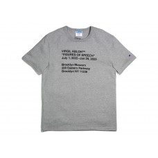 Virgil Abloh x Disney x Brooklyn Museum Mickey Mouse Tee Grey