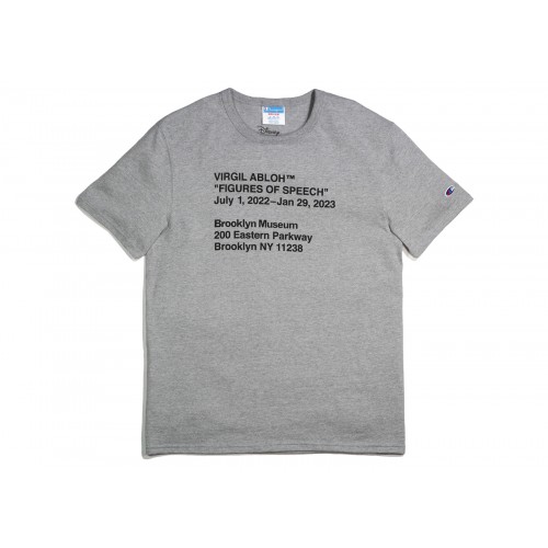 Оригинальный шмот Virgil Abloh x Disney x Brooklyn Museum Mickey Mouse Tee Grey