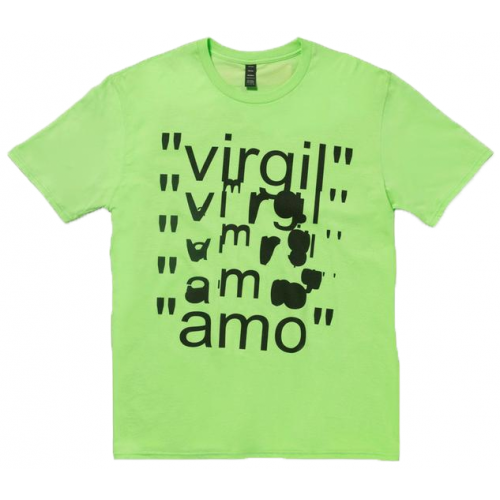Оригинальный шмот Virgil Abloh x MCA Figures of Speech Amo Tee Lime