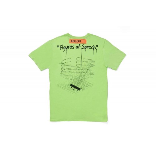 Оригинальный шмот Virgil Abloh x MCA Figures of Speech FOS Tee Green