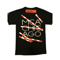 Virgil Abloh x MCA Figures of Speech Tape Tee Black