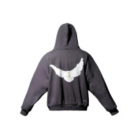 Yeezy Gap Dove Shrunken Hoodie Black