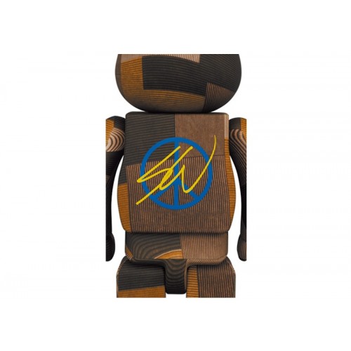Оригинальный набор фигурок Bearbrick x atmos x Sean Wotherspoon 100% & 400% Set Brown - 7см и 28см