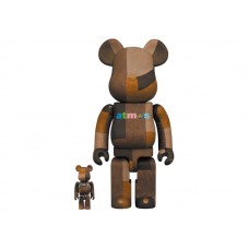 Набор фигурок (7см и 28см) Bearbrick x atmos x Sean Wotherspoon 100% & 400% Set Brown