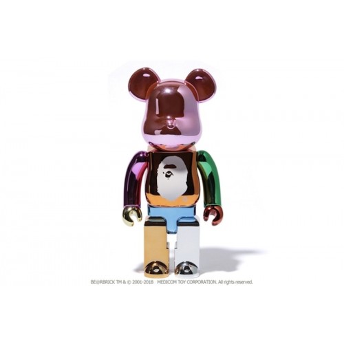 Оригинальная фигурка Bearbrick Multi Color Foil XXV 400% Bearbrick Multi - 28см