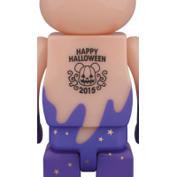 Bearbrick 2015 Halloween GITD 400% Purple