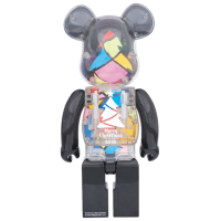 Bearbrick 2016 Xmas Stained-glass Tree Ver. 400% Black