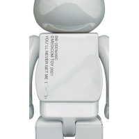 Bearbrick 20th Anniv. 1st Model 400% White Chrome