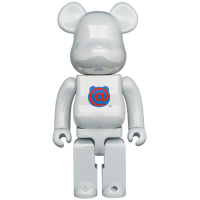 Фигурка (28см) Bearbrick 20th Anniv. 1st Model 400% White Chrome