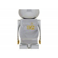Bearbrick 20th Anniversary 1000% Gold & Silver Chrome Ver.