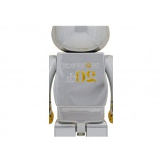 Bearbrick 20th Anniversary 1000% Gold & Silver Chrome Ver.